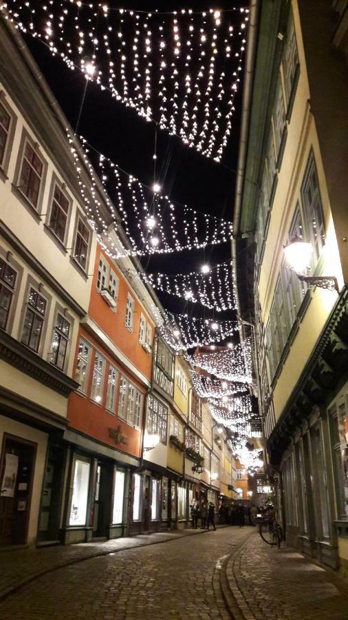 Appartamento Zum Kleinen Riesen Erfurt Esterno foto